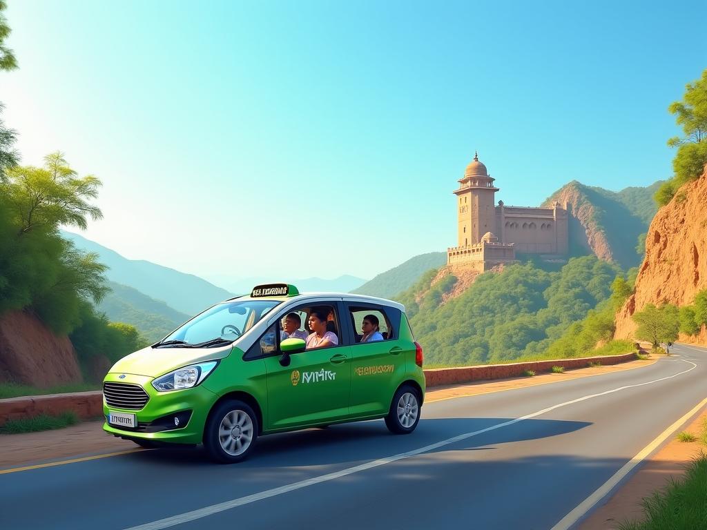 हरियाणा पर्यटन इलेक्ट्रिक टैक्सी सेवा